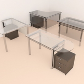 glass office tables