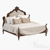 HickoryChair Hand Carved Bed 9621-0000