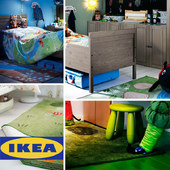 IKEA, ковры в детскую