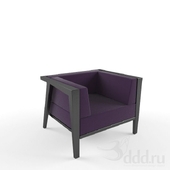 violet armchair