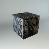 Decoration cube metal