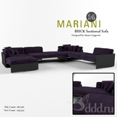 I 4 Mariani - Brick Sectional Sofa