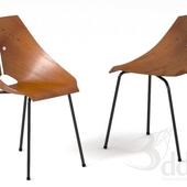 Ray komai - plywood chair