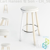 Carl HansenSon CH56 Bar stool
