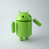 a 3d logo for Android