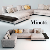 Minotti white sofa