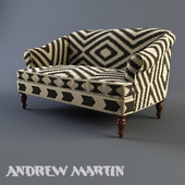 Andrew Martin kilim sofa