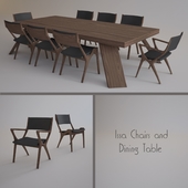 Issa chairs and dining table