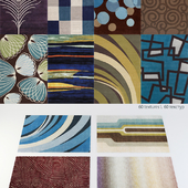 collection of designer carpets
