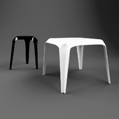 Table and stool Cappellini