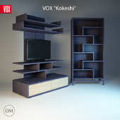 kokeshi_regal_biblioteczny_ regal _tv