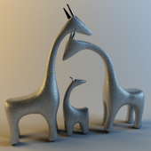 Комплект статуэток "Жирафы"