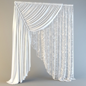 asymmetrical curtain