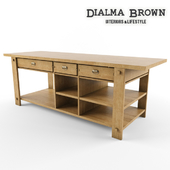 Table Dialma Brown