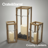 CRATE&BARREL CROSBY Lantern