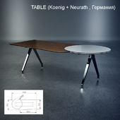 Table, (Koenig + Neurath, Germany)