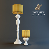 Floor lamp and table lamp Signorini &amp; coco, Carlotta