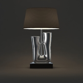 HEATHFIELD &amp; Co Nickel Moore Table Lamp