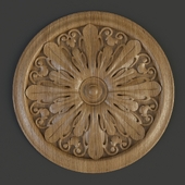 Carved rosette