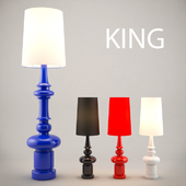Floor lamp and table lamp KING
