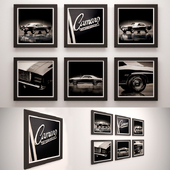 Набор картин Chevrolet Camaro