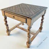 HICKORY WHITE_Square End Table