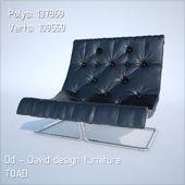 Armchair TOAD, David design furniture