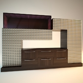 checker display cabinet