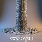Swarovski crystals for the column