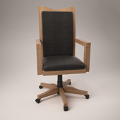 Деревянное офисное кресло Swivel H319-01A