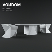 VONDOM - a table and two chairs