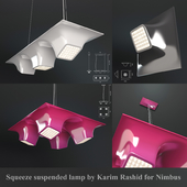 Squeeze suspended lamps by Karim Rashid for Nimbus
