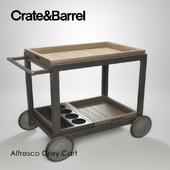 CRATE & BARREL ALFRESCO Grey Cart