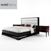 bed and nightstands MOBILFRESNO Savoy