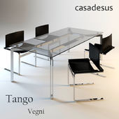 Tango table and chairs Vegni factory Casadesus