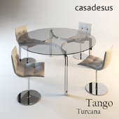 Tango round table and chair Turcana - Casadesus