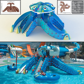 Children waterslide: Octopus Slide.