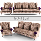 Sofa and armchair Fratelli Barri Roma