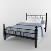 Wrought iron bed size 120x200 cm