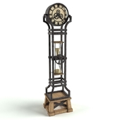 Grandfather clock Hourglass