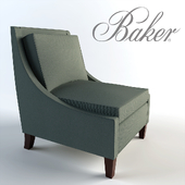 Baker CURVED BACK LOUNGE CHAIR