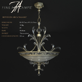 Chandelier Fine Art Lamps BEVELED ARCS 704440ST