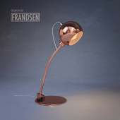 Frandsen Ball Desk Lamp in Copper