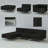 Modular sofa Softline Planet