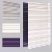 Wall tile Tubadzin Colour violet / white