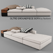 OLTRE GROUNDPIECE SOFA by Flexform