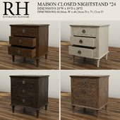 24 MAISON CLOSED NIGHTSTAND