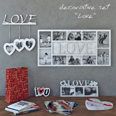 Decorative set of &quot;LOVE&quot;