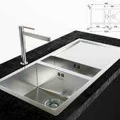 franke sink and faucet