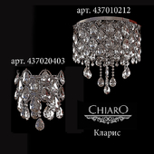 Chandelier and sconces Chiaro Clarice